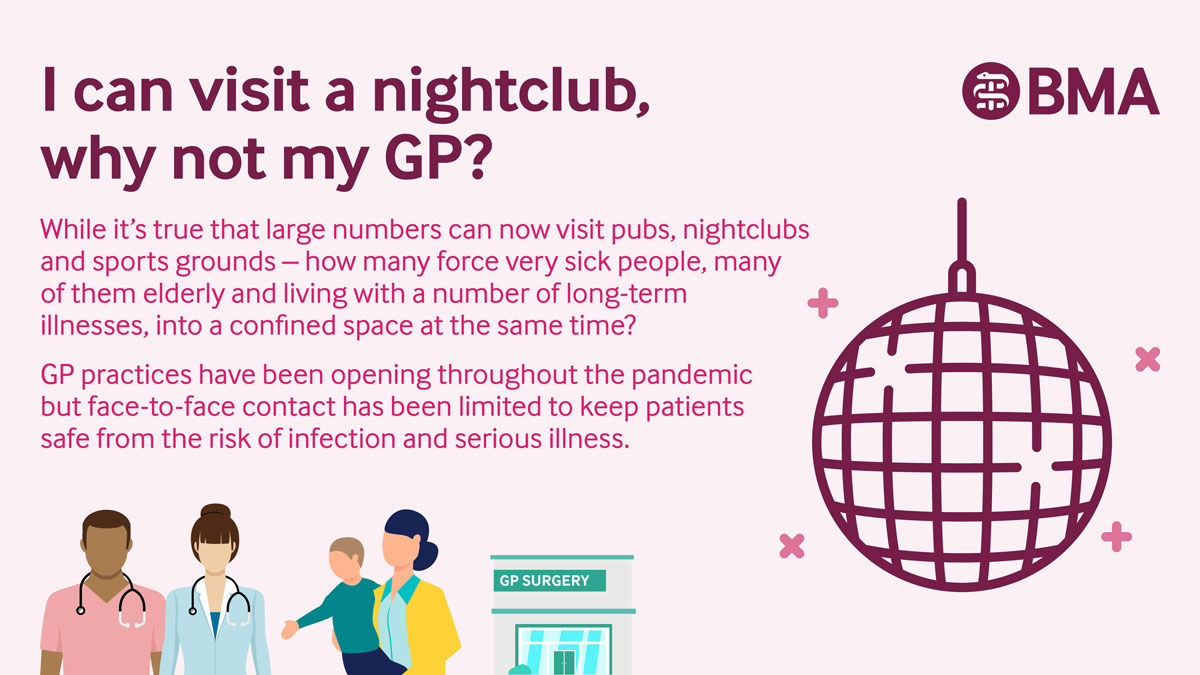 I can visit a nightclub why not my GP